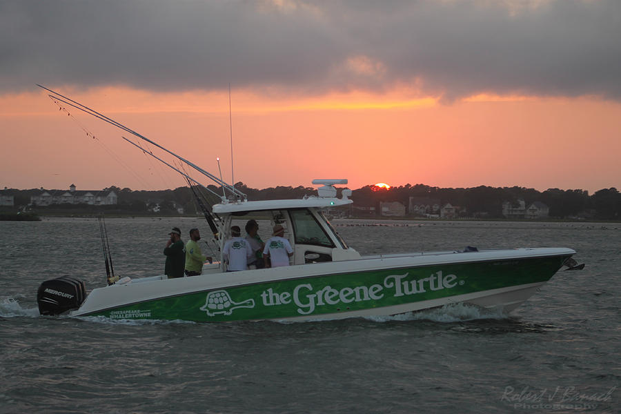 The Greene Turtle Power Boat Photograph by Robert Banach