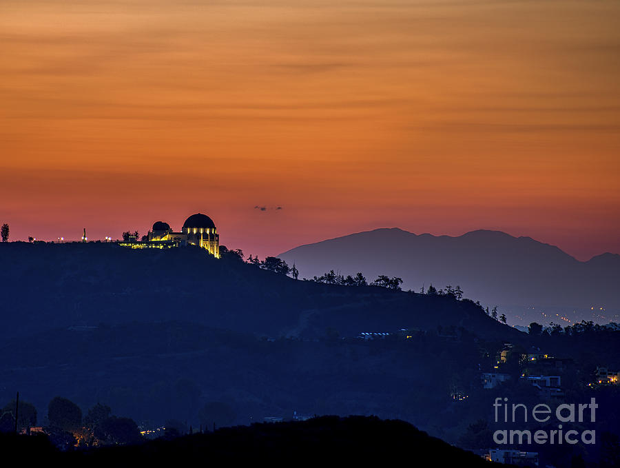 Los Angeles Photograph - The Griffith Observatory by Art K