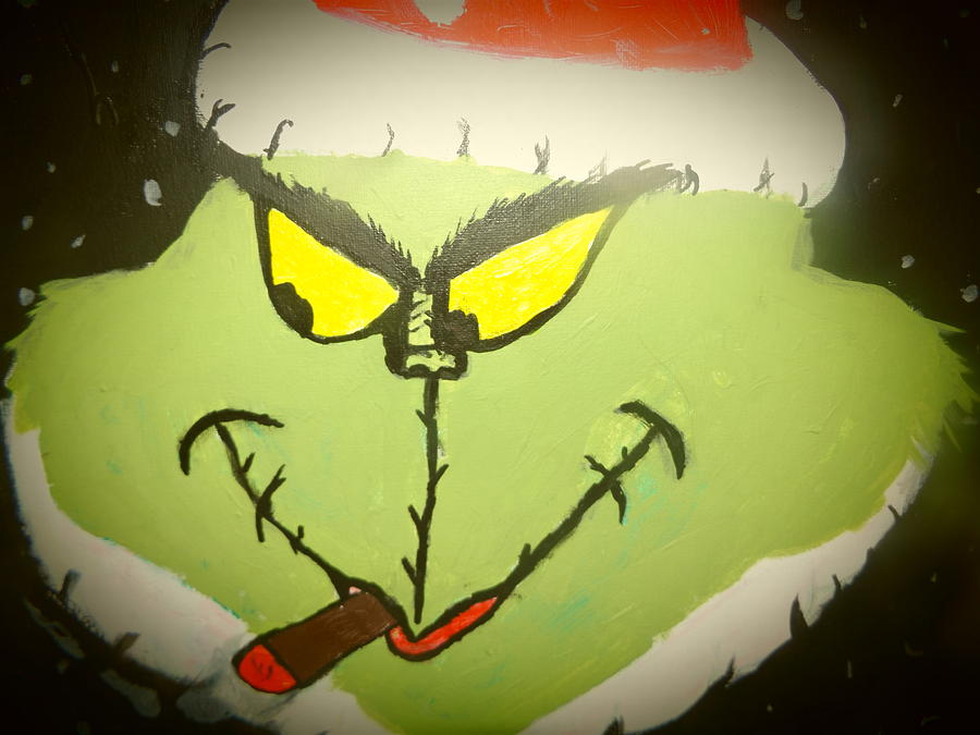 Grinch Painting - The Grinch by Rob  Tudor