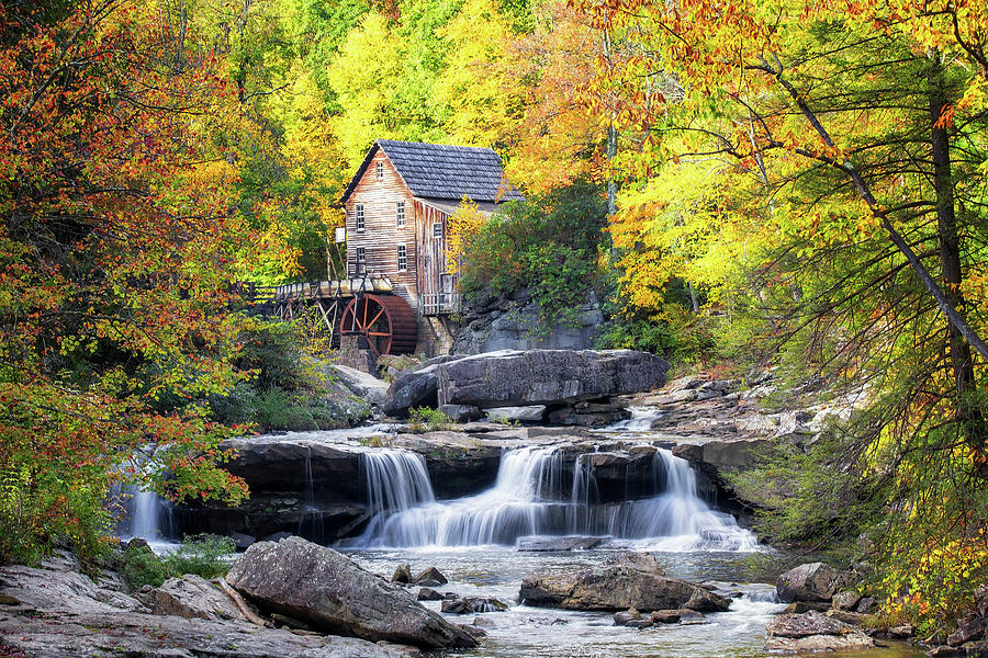The Grist Mill Photograph by Amber Kresge