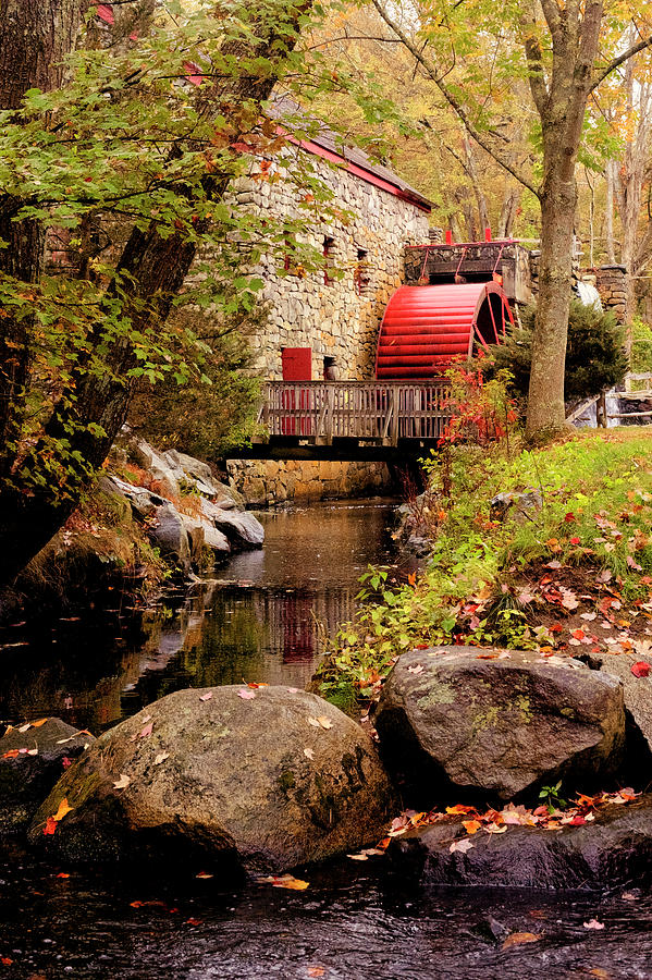 The Grist Mill at Sudbury Photograph by Jean-Pierre Ducondi