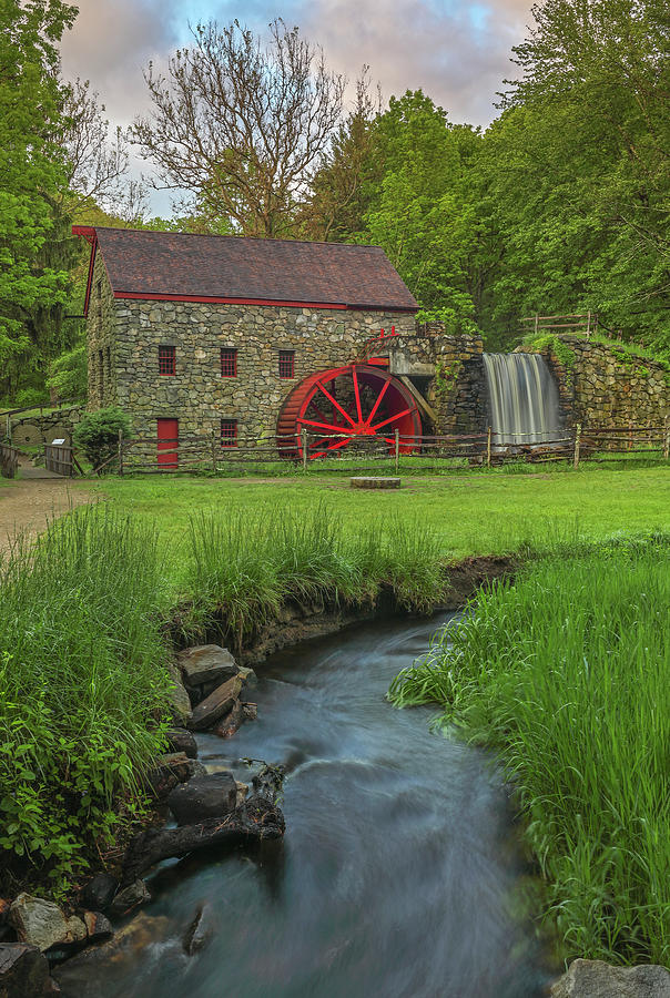 The Grist Mill in Sudbury Photograph by Juergen Roth