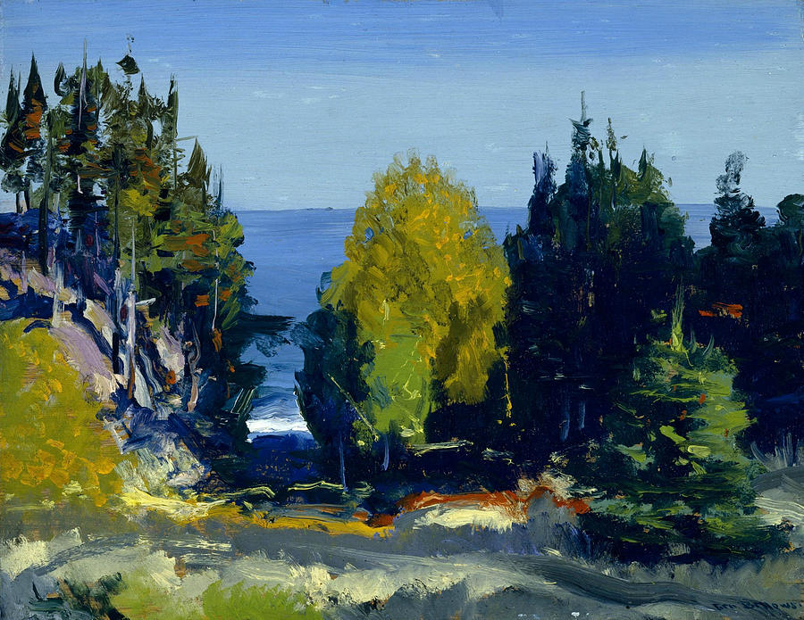 The Grove - Monhegan Painting by George Bellows
