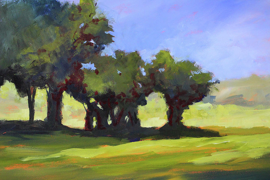 The Grove Painting by Nancy Merkle