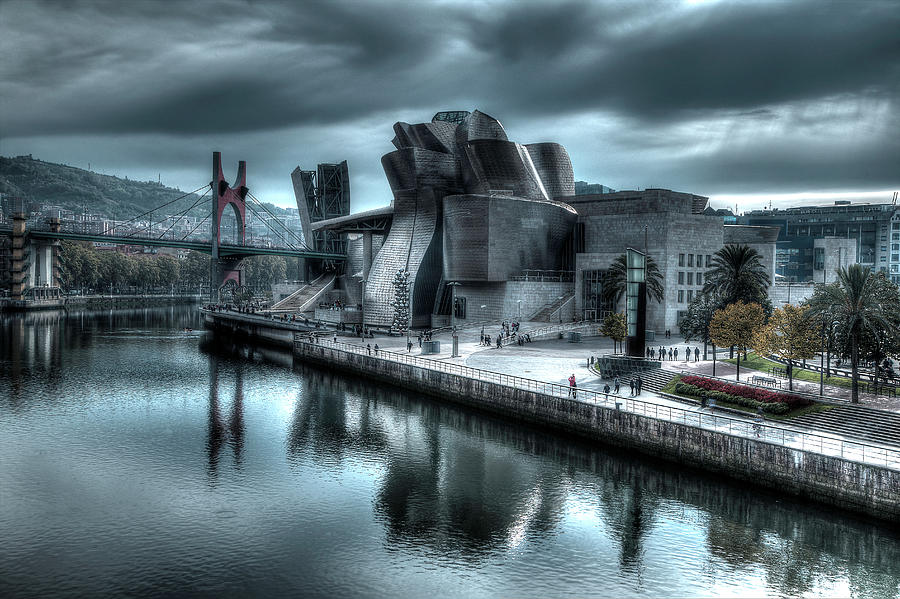 The Guggenheim Museum Bilbao Surreal Photograph by Andy Myatt