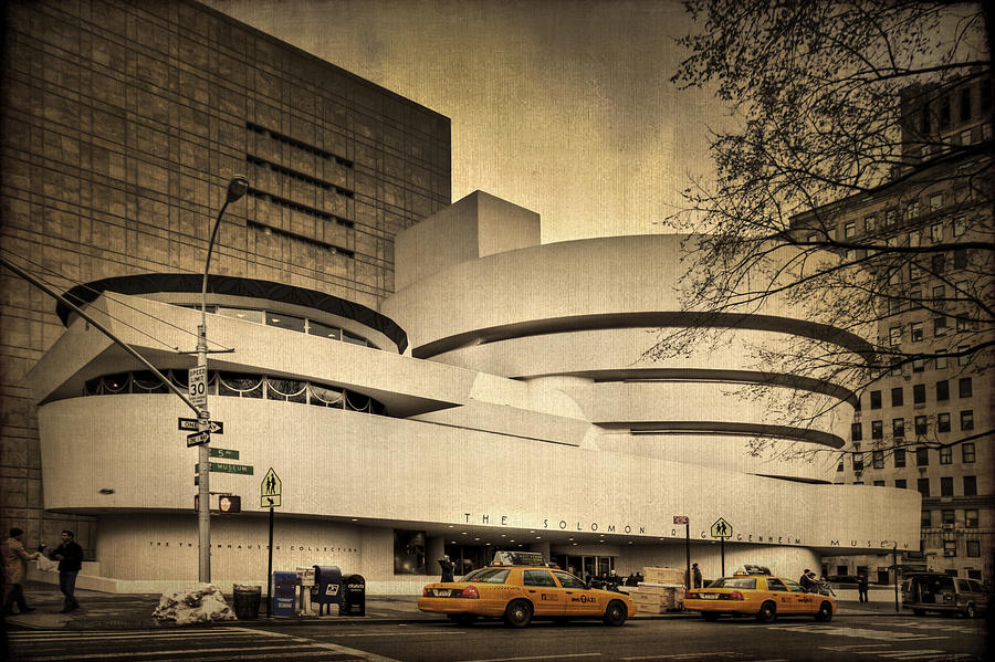 Architecture Photograph - The Guggenheim by Evelina Kremsdorf