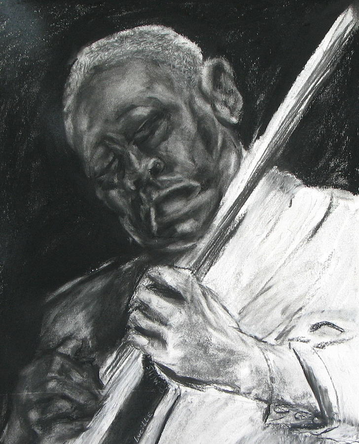 The Guitar Player Drawing by Patrick Mills
