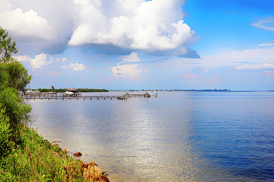 The Gulf of Mexico at Bradenton FL Photograph by Chris Smith