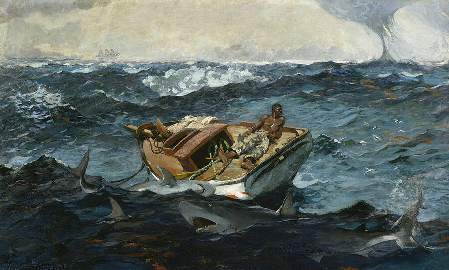The Gulf Stream, year 1899 Painting by Winslow Homer