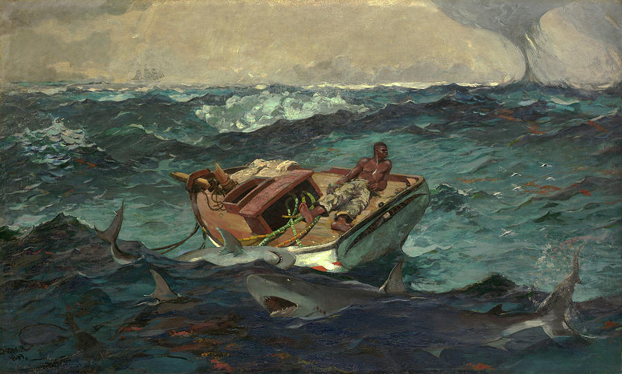Winslow Homer Painting - The Gulf Stream by Winslow Homer