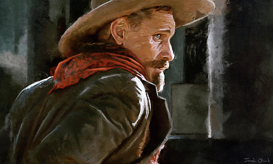 West Painting - The Gunslinger by Joseph Oland