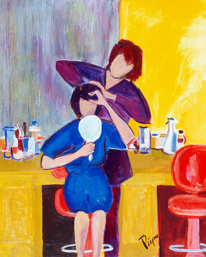 The Hair Dresser Painting by Betty Pieper