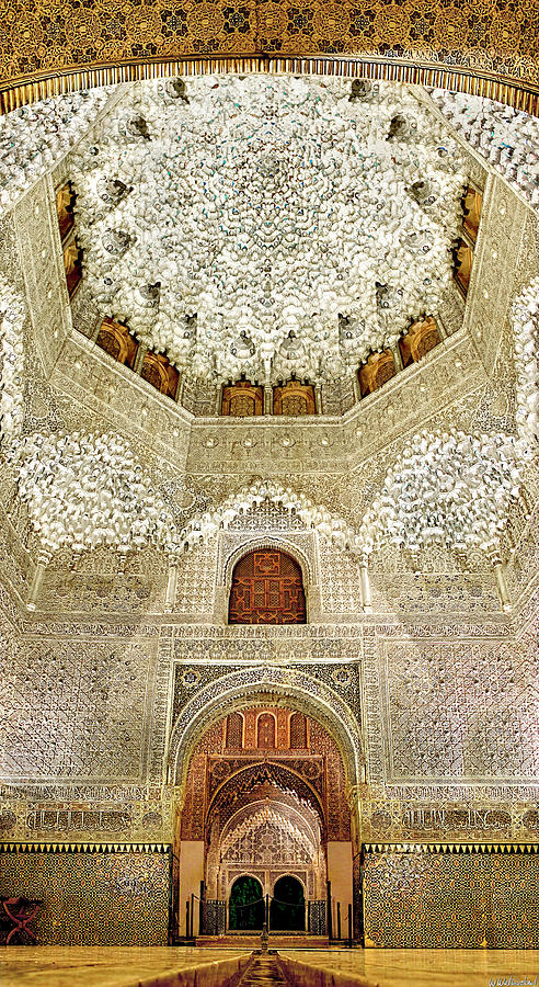 Alhambra Photograph - The Hall of the Arabian Nights 2 by Weston Westmoreland