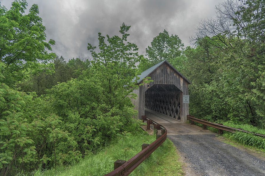 The Halpin Covered Bridge Photograph by Guy Whiteley