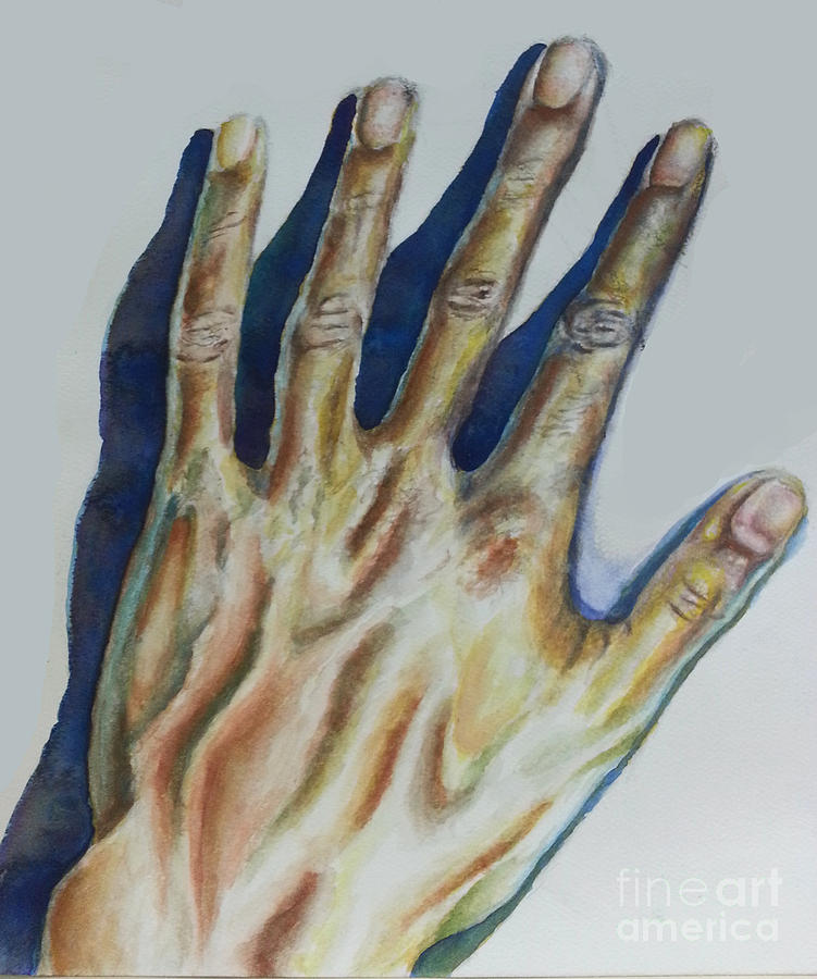 Hand Study 1 Painting by Jerome Wilson