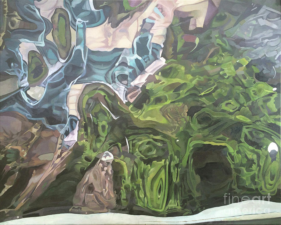 The Hand Of Man Painting by Kevin J Graham The Hand Of Man Painting by Kevin J Graham