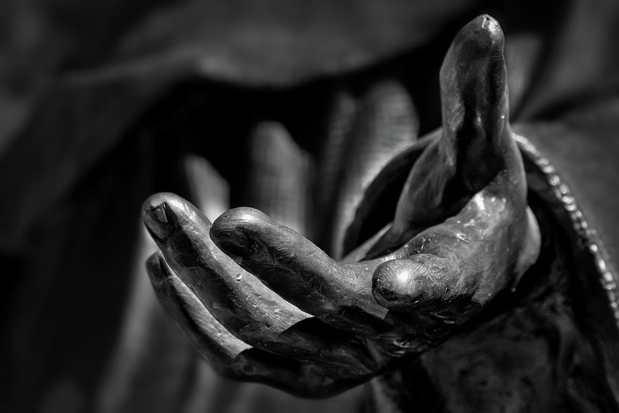 The Hand of Saint Francis Photograph by Stuart Litoff