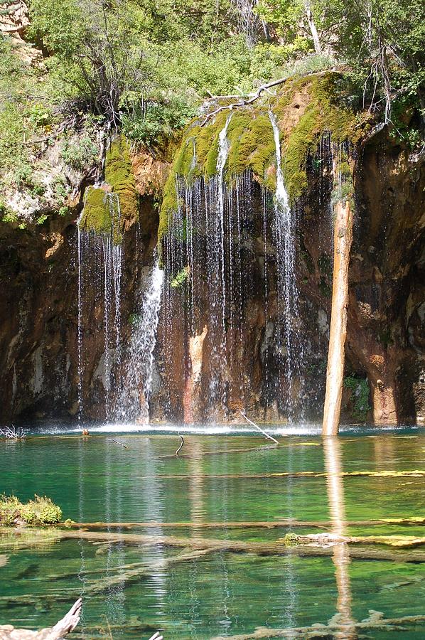 Waterfall Photograph - The Hanging Lake by Jennifer Forsyth