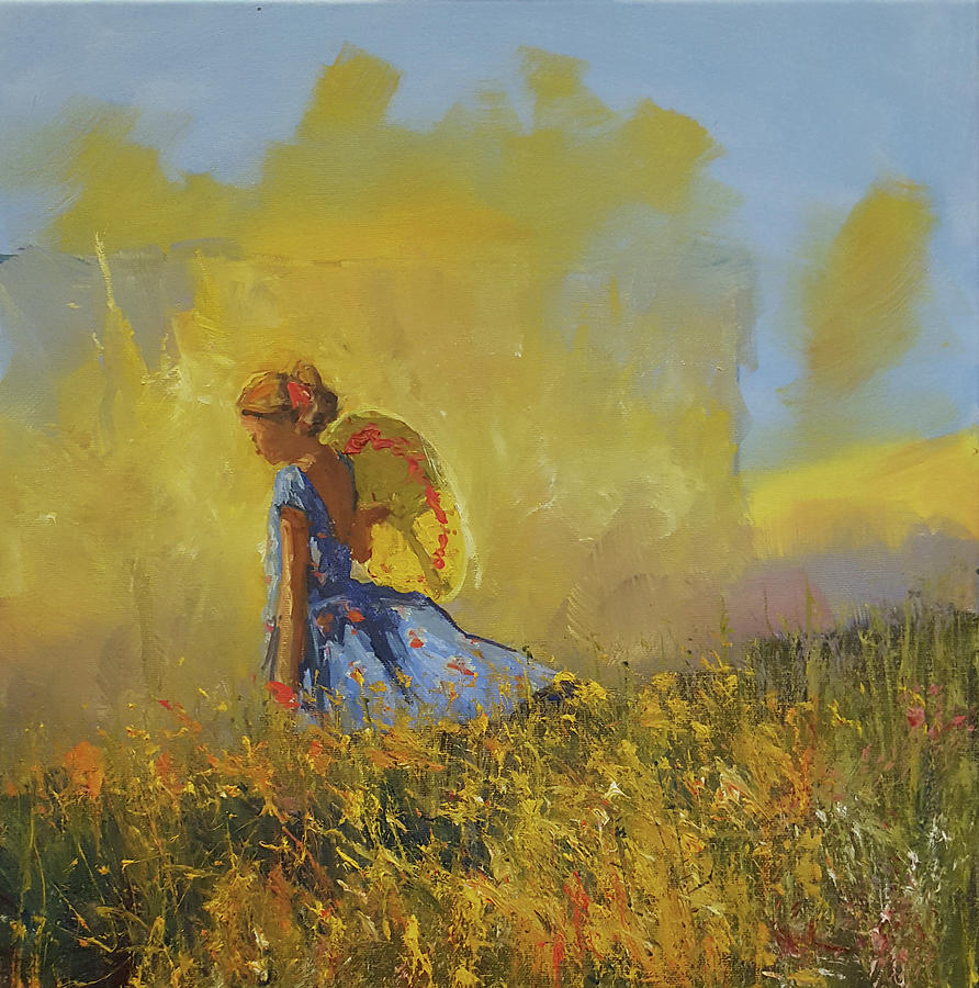 Impressionism Painting - The Happy Wanderer by Russell Collins