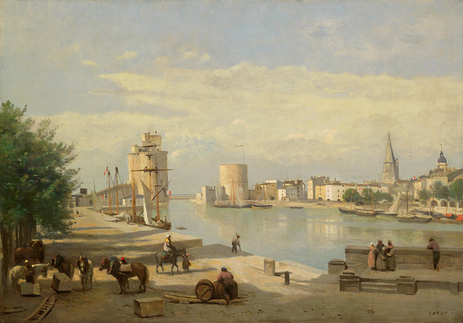 The Harbor Of La Rochelle Painting by Mountain Dreams