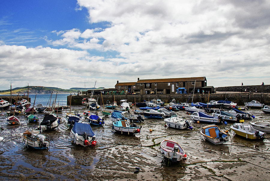 The Harbour at Low Tide Photograph by Jeff Townsend