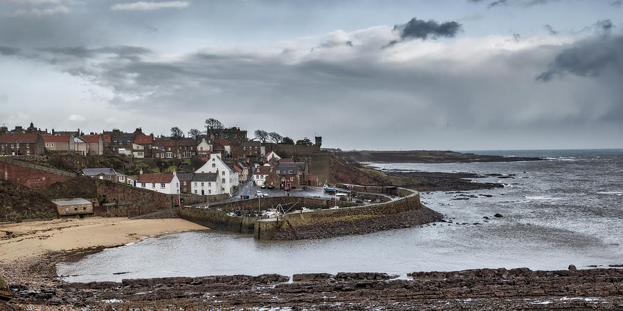 Winter Photograph - The Harbour Of Crail by Jeremy Lavender Photography