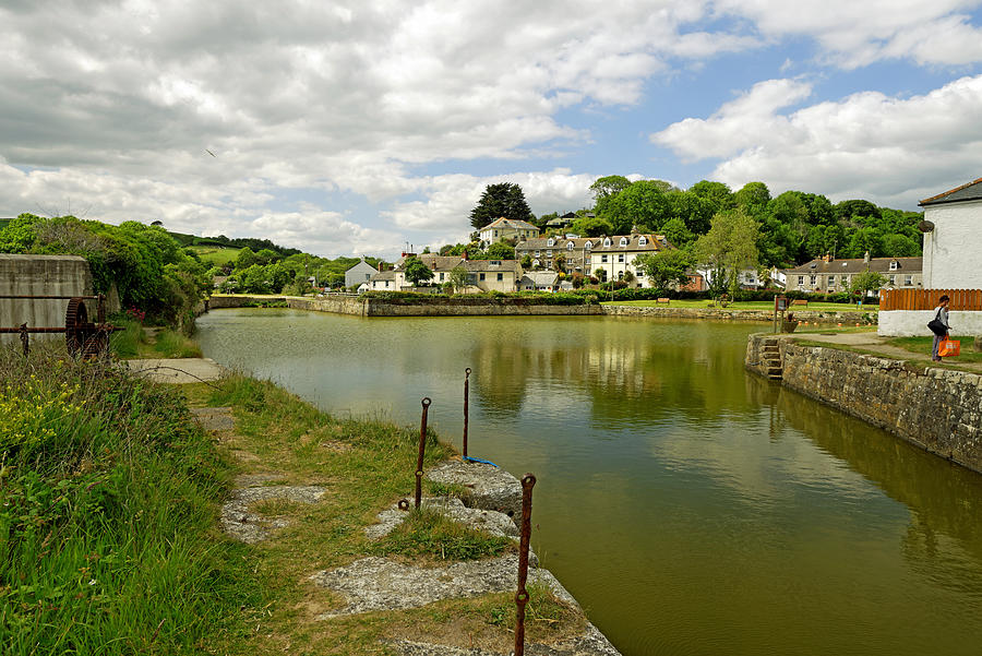 The Harbour With No Boats, Pentewan Photograph by Rod Johnson