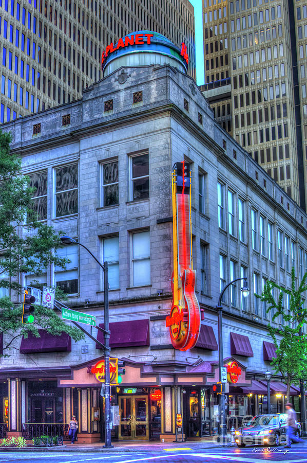 The Hard Rock Cafe Atlanta Downtown Art Photograph by Reid Callaway