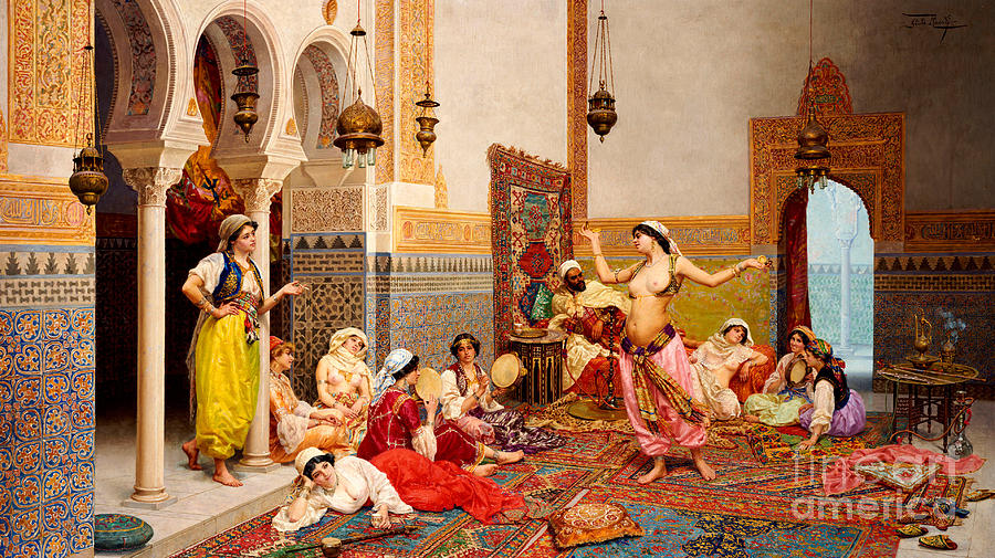 Harem Dancer Painting