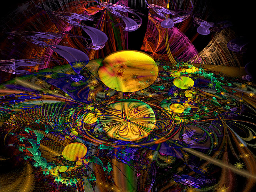 The Harmony of Truly Cosmic Spheres Digital Art by ReeNee Cummins ...