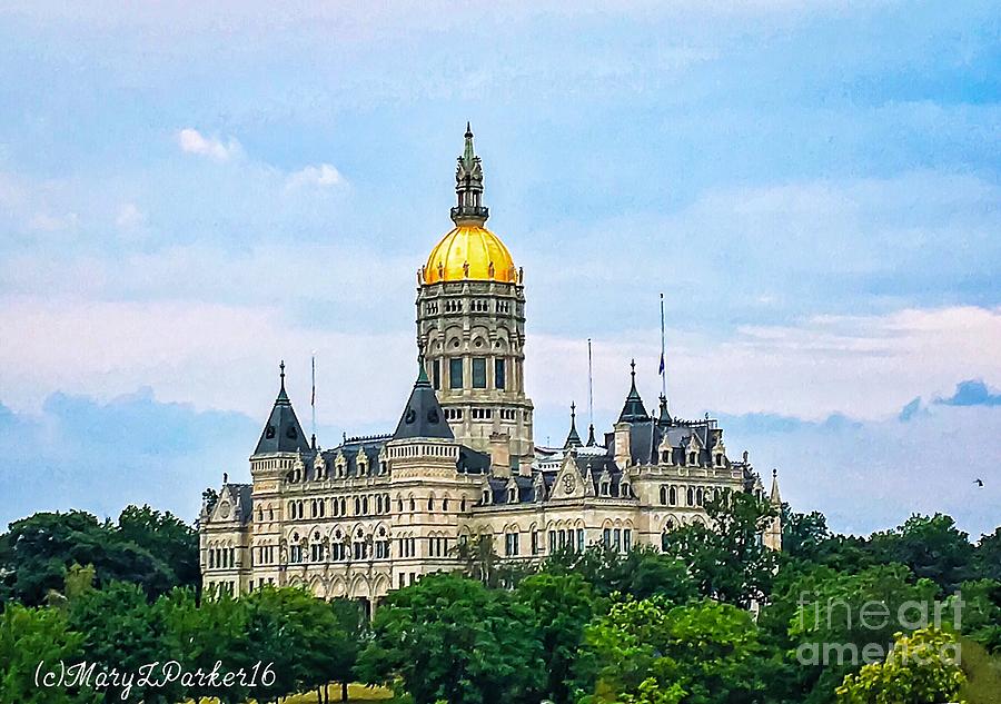 The Hartford , Ct  State  Capital  Building Photograph by MaryLee Parker