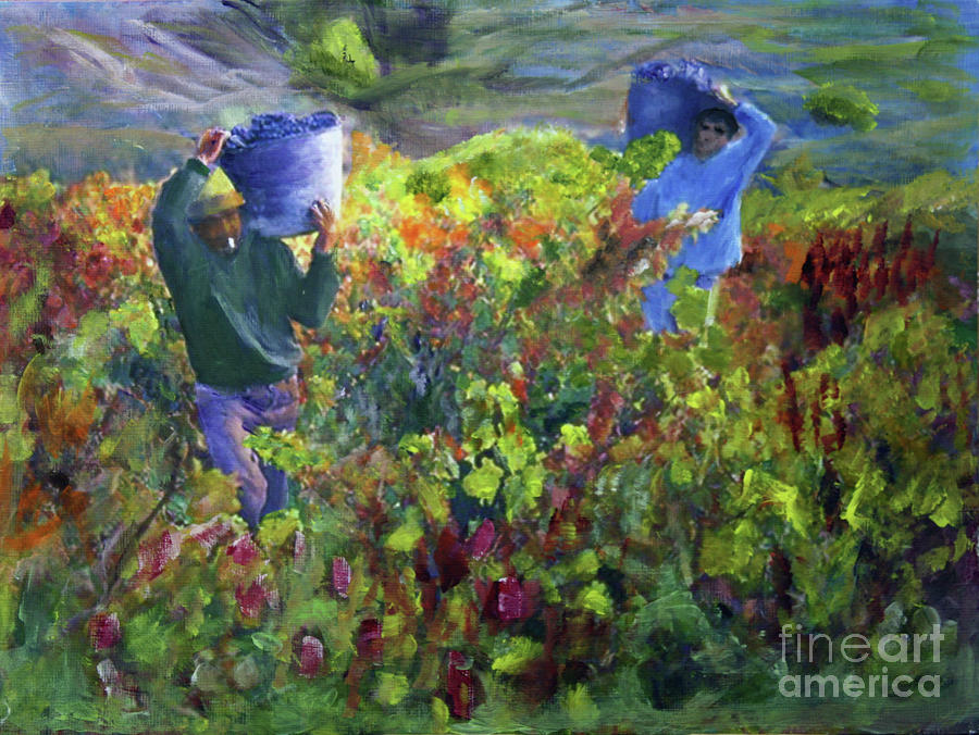 The Harvest Painting by Donna Walsh