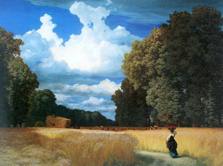 The Harvest Painting by Robert Zund