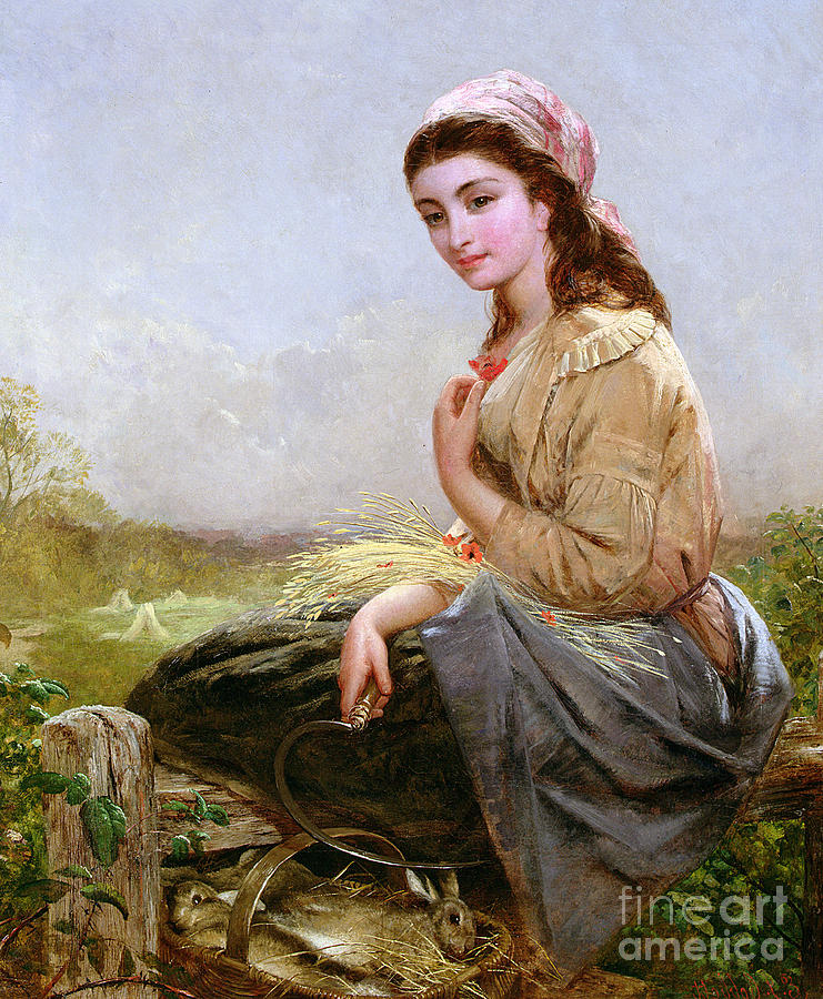 The Harvester Painting by Edward John Cobbett