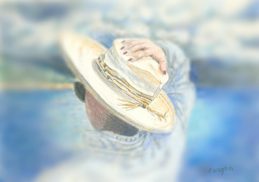 Hat Mixed Media - The Hat by Suzanne Blender Hat Mixed Media - The Hat by Suzanne Blender