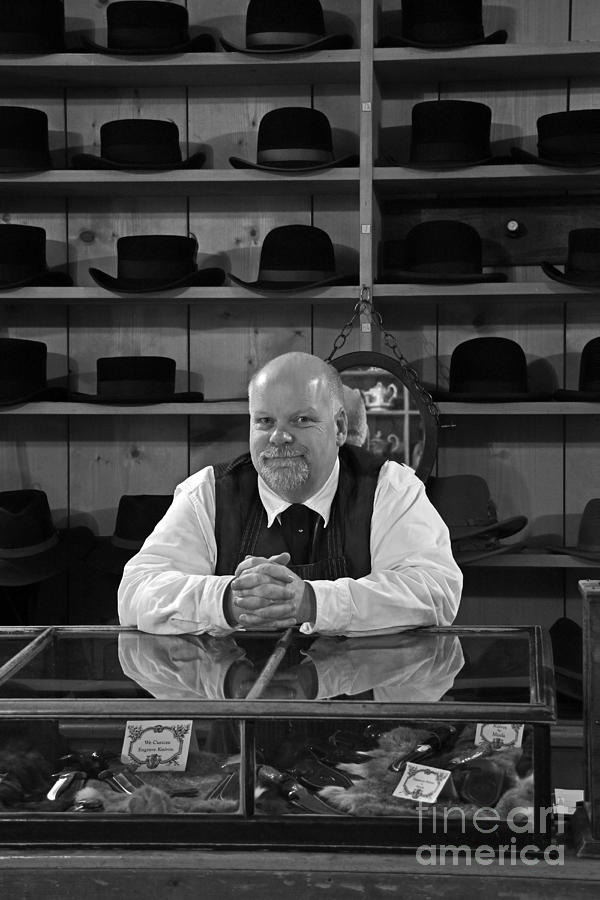 Hat Photograph - The Hat Maker by Inge Riis McDonald