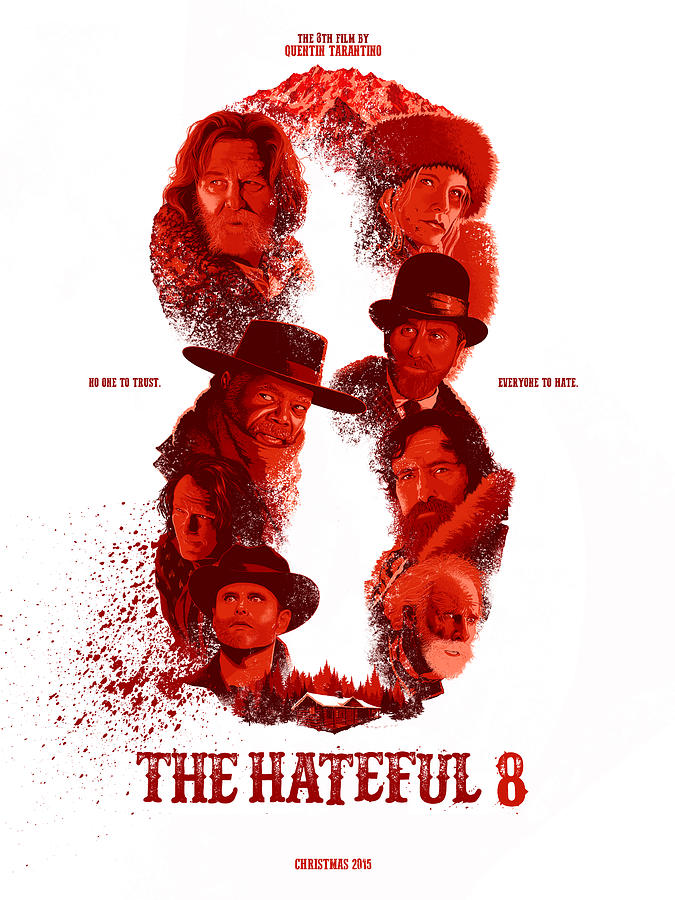 Movie Digital Art - The Hateful 8 Alternative Poster by Christopher Ables