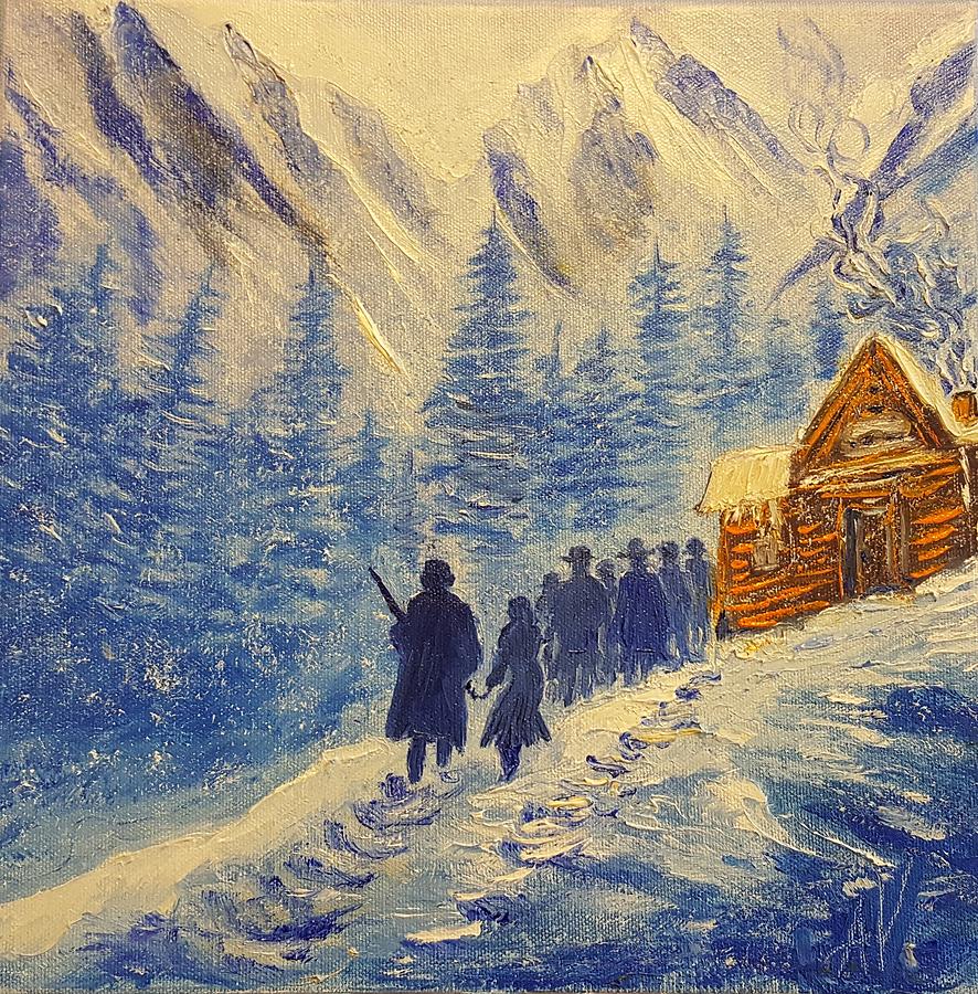 The Hateful Eight Oil Painting Movie Qtarantino Painting By Alla