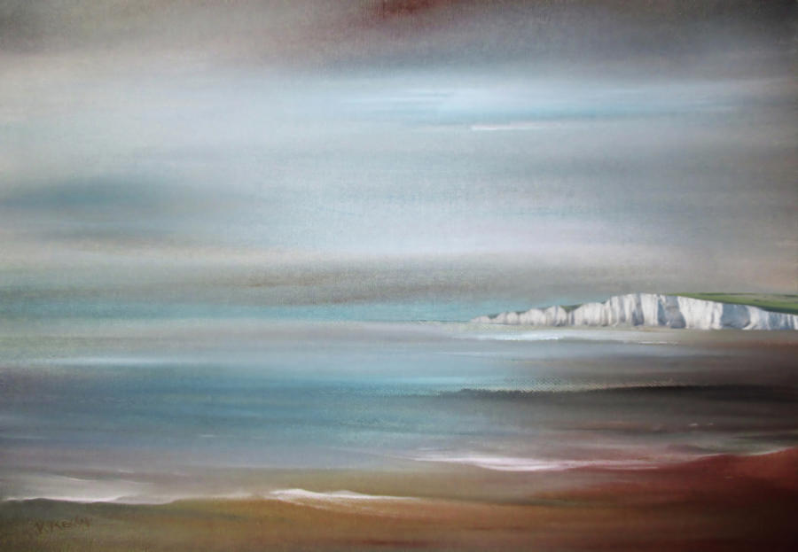 Nature Painting - The Headland   by Valerie Anne Kelly