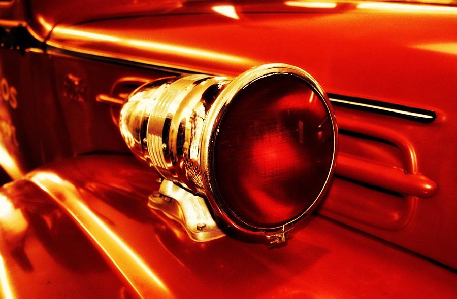 Truck Photograph - The Headlight by Cathie Tyler