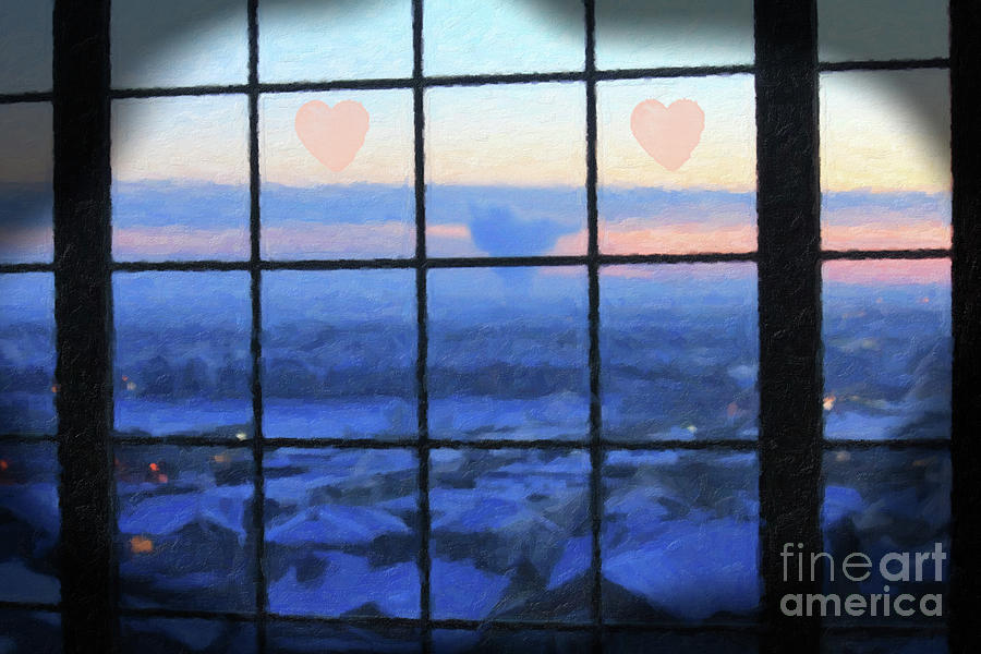 The Heart Cloud Digital Art by Donna L Munro