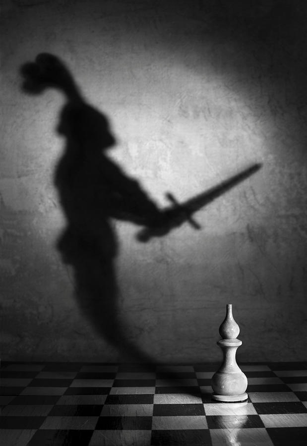 Chess Photograph - The Heart Of A Knight by Victoria Ivanova