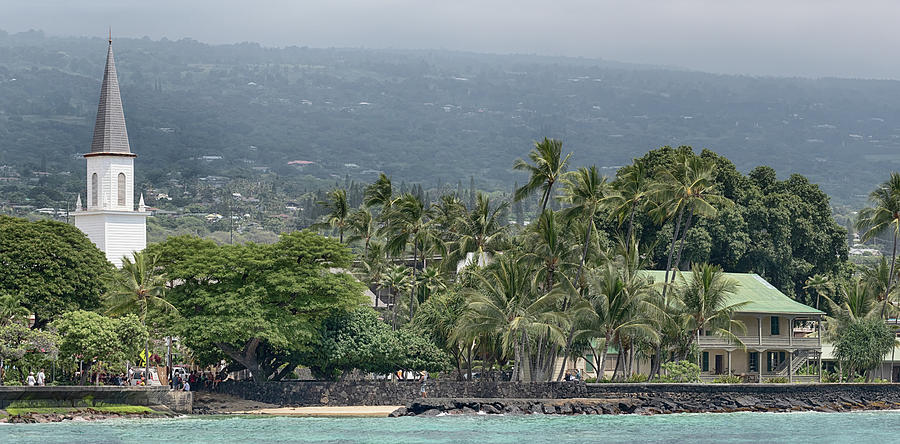 The Heart of Kailua Kona Town Photograph by Susan Rissi Tregoning