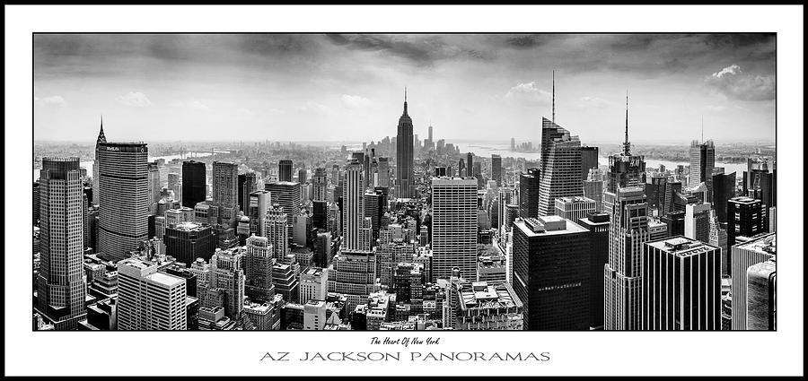 Empire State Building Photograph - The Heart Of New York Poster Print by Az Jackson