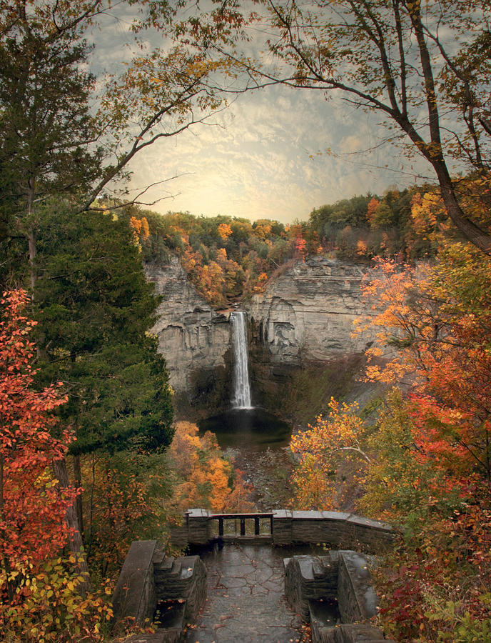 The Heart of Taughannock Photograph by Jessica Jenney