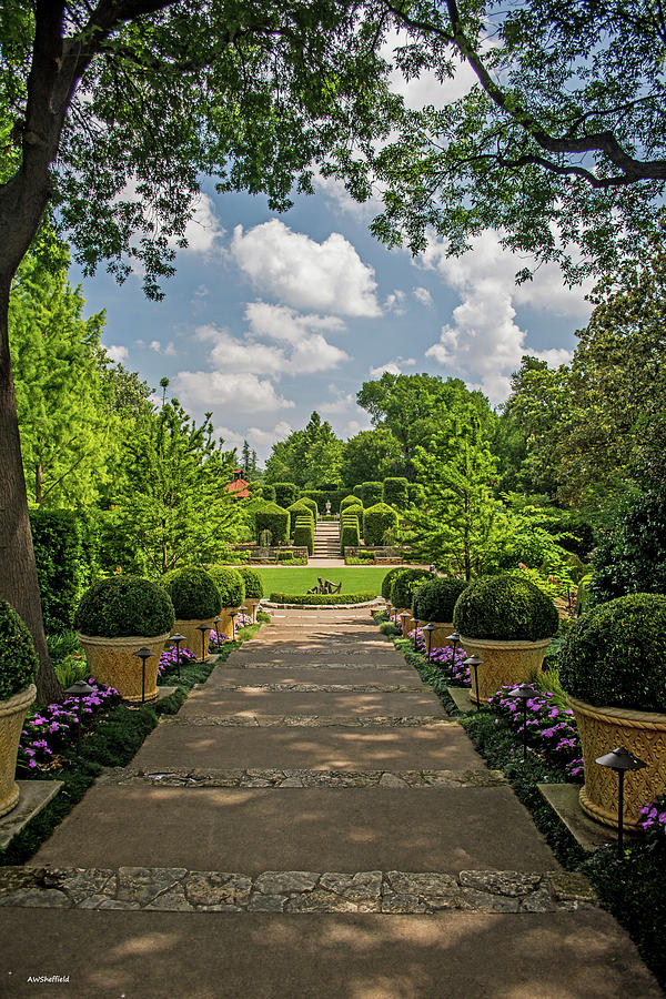 Dallas Photograph - The Heart of the Arboretum by Allen Sheffield