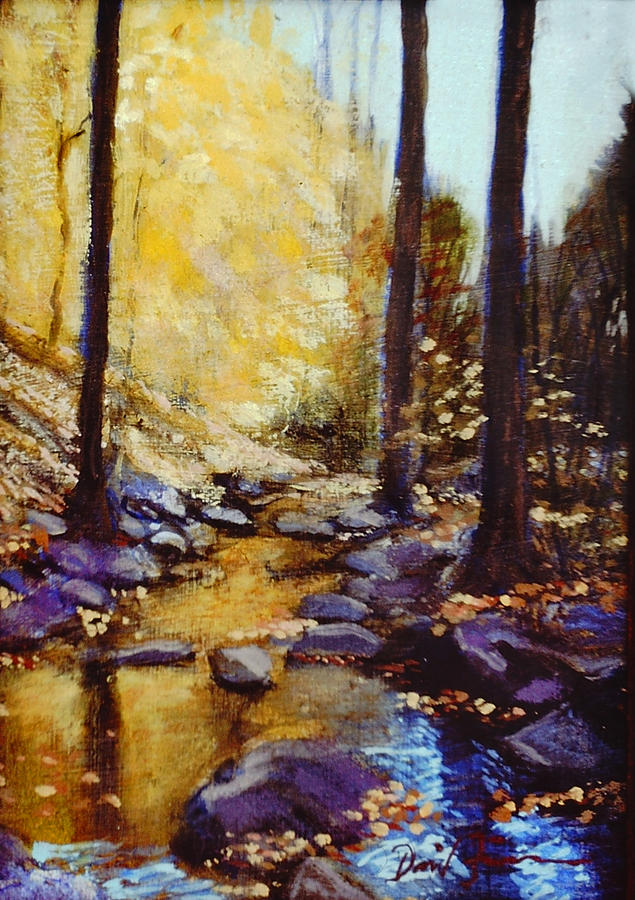 The Heart of the Park Painting by David Zimmerman