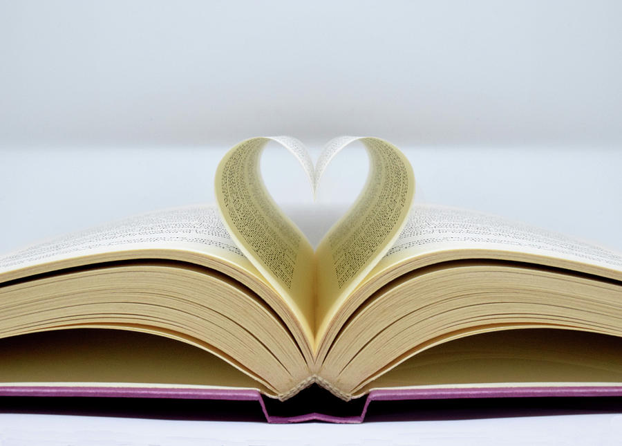 The heart's book Photograph by Rocco Lombardi - Pixels