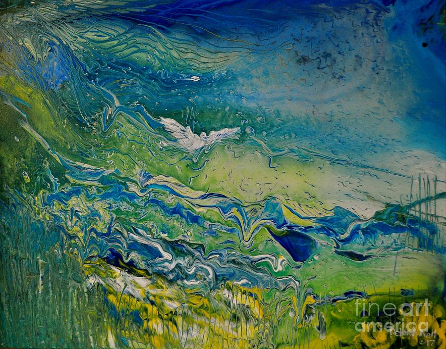 The Heavens And The Eart Painting by Deborah Nell