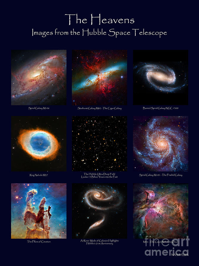 The Heavens - Images From The Hubble Space Telescope Photograph